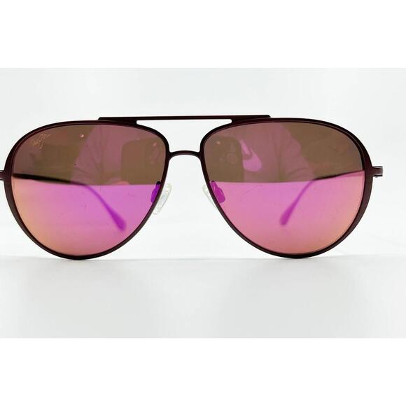 Maui Jim SHALLOWS MJ543-07M Burgundy Sunglasses Mens 59-12-1458624